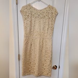 Adrianna Papell Size 10 Nude color dress